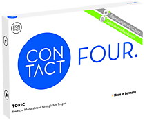 Contact four toric